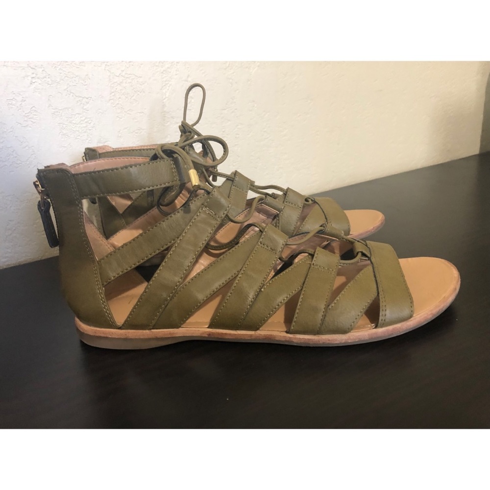 Franco Sarto Brisbane Green Sandals Size 8.5 - Picture 4 of 8